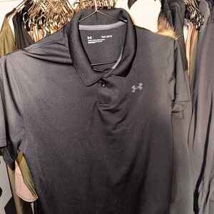 Under Armour Men's Polo Shirt in Black
